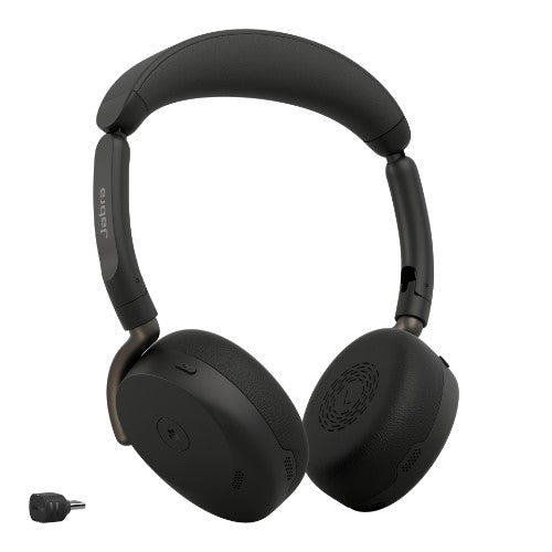 Jabra Evolve3 65 Flex Headset Wireless Head-band Office/Call center USB Type-C Bluetooth Black