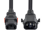 StarTech.com C14LC13L14G15ABK6FT power cable Black 70.9" (1.8 m) C14 coupler C13 coupler