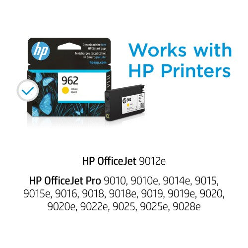 HP 962 Yellow Original Ink Cartridge