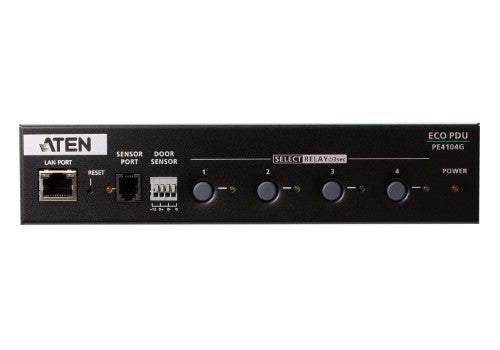 ATEN PE4104G power distribution unit (PDU) 4 AC outlet(s) 1U Black