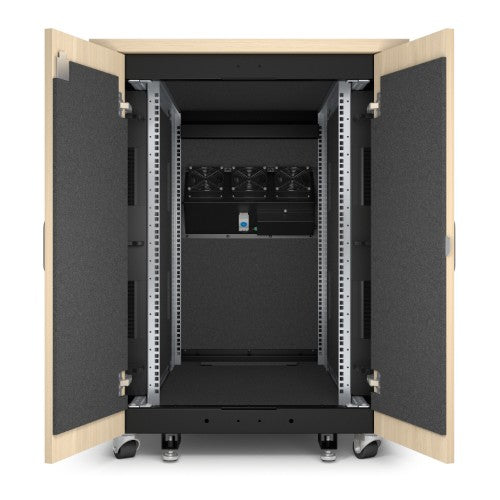 APC AR4017A rack cabinet 17U Freestanding rack Black, Maple color