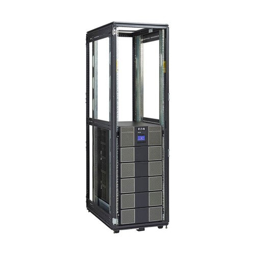 Eaton 9PXM12AAAAA rack cabinet 21U Freestanding rack Black, Silver