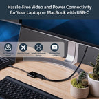 StarTech.com CDP2DPUCP USB graphics adapter 3840 x 2160 pixels Black