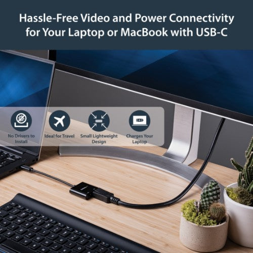 StarTech.com CDP2DPUCP USB graphics adapter 3840 x 2160 pixels Black