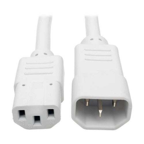 Tripp Lite P005-002-AWH power cable White 23.6" (0.6 m) C14 coupler C13 coupler