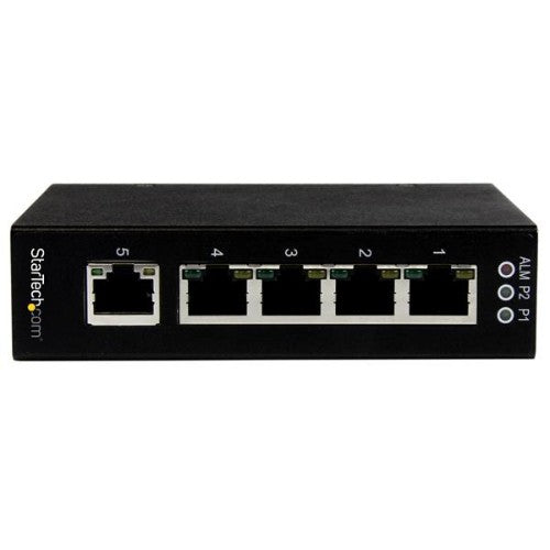 StarTech.com IES51000 network switch Unmanaged Gigabit Ethernet (10/100/1000) Black