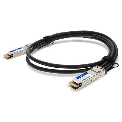 AddOn Networks QDD-400G-DAC-1M-AO InfiniBand/fibre optic cable 39.4" (1 m) QSFP-DD Black, Silver