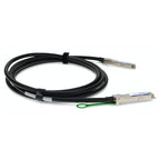 AddOn Networks QSFP-100G-PDAC0-5M-I-AO InfiniBand/fibre optic cable 19.7" (0.5 m) QSFP28 Black, Silver