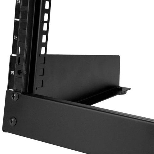 StarTech.com RK8OD rack cabinet 8U Freestanding rack Black