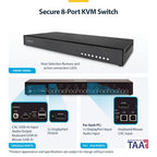 StarTech.com CK4-P108C KVM switch Black