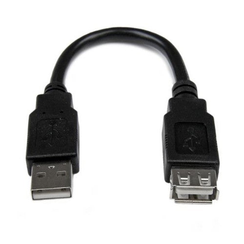 StarTech.com USBEXTAA6IN USB cable USB 2.0 5.98" (0.152 m) USB A 0.48 Gbit/s Black