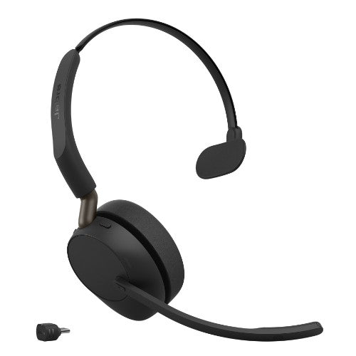 Jabra Evolve3 65 Headset Wireless Head-band Office/Call center USB Type-C Bluetooth Black