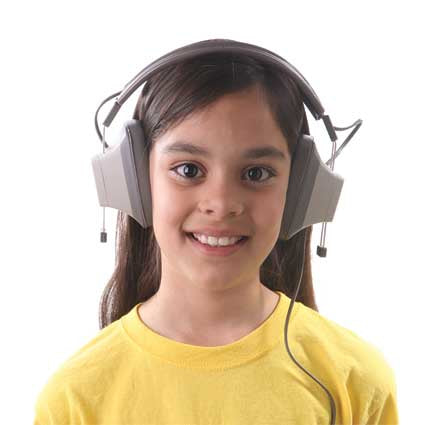 Ergoguys Califone EH-3SV Headphones Wired Head-band Beige, Gray