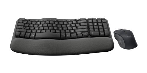 Logitech 920-012059 keyboard Mouse included Home/Office RF Wireless + Bluetooth QWERTY English Graphite