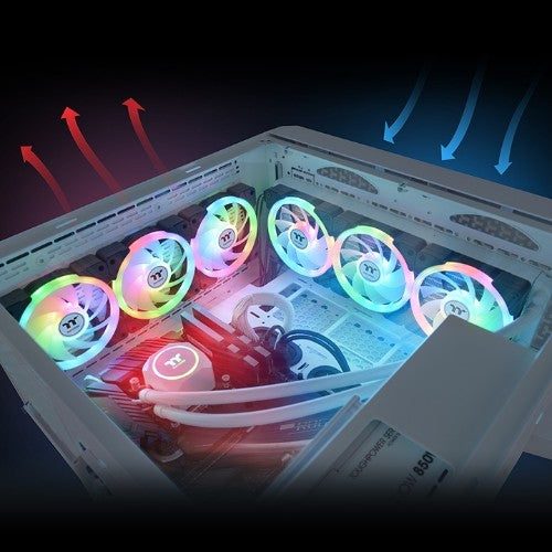 Thermaltake SWAFAN EX12 ARGB Computer case Air cooler 5.51" (14 cm) Black 3 pc(s)