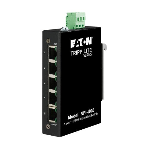 Tripp Lite NFI-U05 network switch Unmanaged Fast Ethernet (10/100) Black