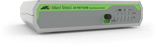 Allied Telesis FS710/5E Unmanaged Fast Ethernet (10/100) Green, Gray
