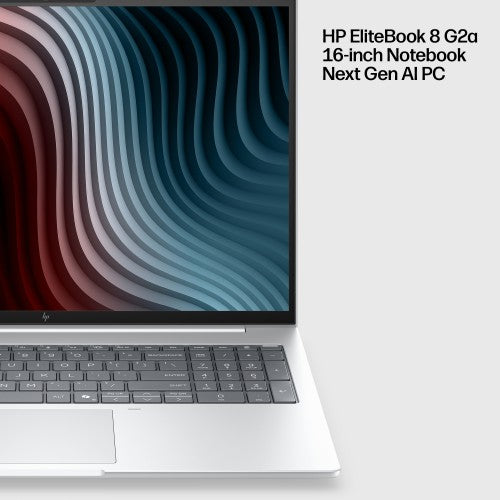 HP EliteBook 8 G2a 16 inch Notebook Next Gen AI PC Wolf Pro Security Edition Copilot+ PC Laptop 16" WUXGA 16 GB LPDDR5x-SDRAM 512 GB SSD Wi-Fi 7 (802.11be) Windows 11 Pro Silver