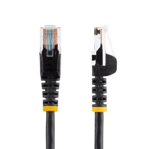 StarTech.com 15 ft Black Snagless Category 5e (350 MHz) UTP Patch Cable networking cable 179.9" (4.57 m)