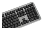 Kensington MK7500F QuietType Pro keyboard Home/Office USB + RF Wireless + Bluetooth QWERTY US English Aluminum, Black