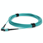 AddOn Networks ADD-MPOMPO-1-5M5OM4P-TAA InfiniBand/fibre optic cable 59.1" (1.5 m) MPO LOMM Aqua color