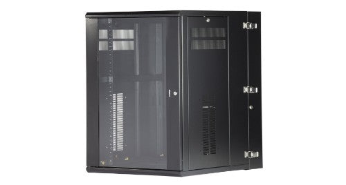 Panduit PZWMC1830W rack cabinet 18U Wall mounted rack Black