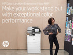 HP Color LaserJet Enterprise Flow LaserJet Enterprise Flow M776z Wireless Multifunction Color Printer, Copier, Scanner; Duplex