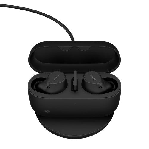 Jabra Evolve2 Buds Headset Wireless In-ear Office/Call center USB Type-C / USB Type-A Bluetooth Black