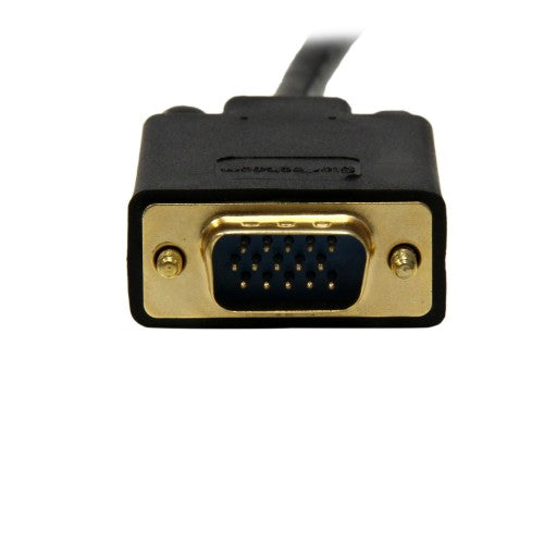 StarTech.com DP2VGAMM15B video cable adapter 181.1" (4.6 m) DisplayPort VGA (D-Sub) Black