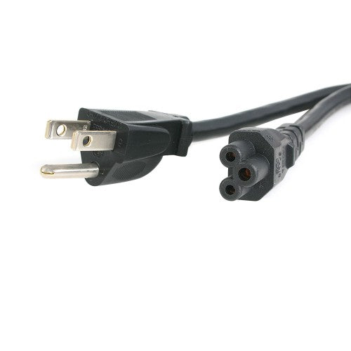 StarTech.com PXT101NB3S10 power cable Black 118.1" (3 m) NEMA 5-15P C5 coupler - Buy IT Solutions