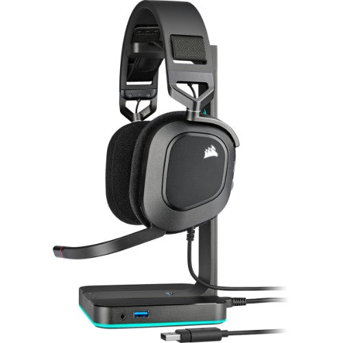 Corsair HS80 Headphones Wired Head-band Gaming USB Type-A Black