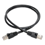 Tripp Lite N262-003-BK networking cable Black 35.4" (0.9 m) Cat6a U/FTP (STP)