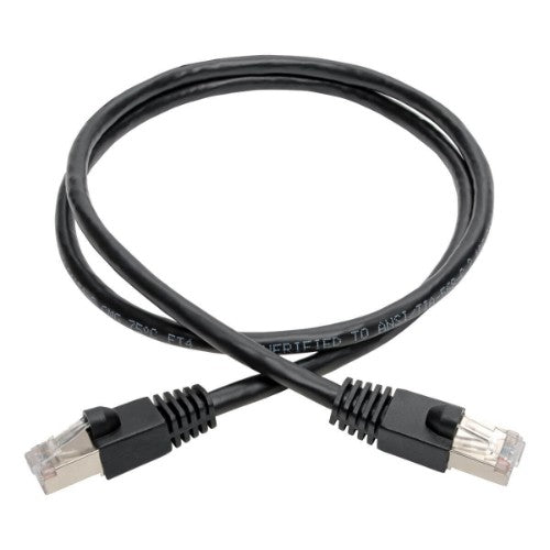 Tripp Lite N262-003-BK networking cable Black 35.4" (0.9 m) Cat6a U/FTP (STP)