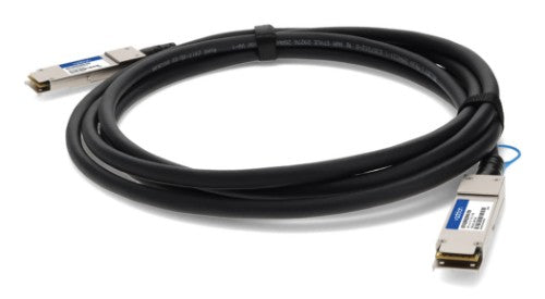 AddOn Networks ADD-Q28INQ28MX-P2M InfiniBand/fibre optic cable 78.7" (2 m) QSFP28 DAC Black, Stainless steel