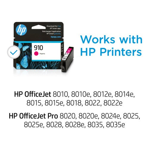 HP 910 Magenta Original Ink Cartridge