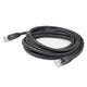 AddOn Networks ADD-5FSLCAT6A-BK networking cable Black 59.8" (1.52 m) Cat6a U/UTP (UTP) Round