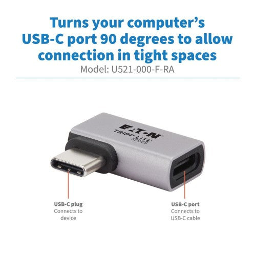 Eaton U521-000-F-RA USB cable USB C 40 Gbit/s Silver
