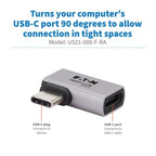 Eaton U521-000-F-RA USB cable USB C 40 Gbit/s Silver