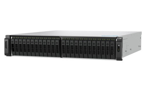 QNAP TS-H3077AFU-R7-64G NAS/storage server Rack (2U) AMD Ryzen™ 5 64 GB DDR5 0 TB QuTS hero Black, Metallic