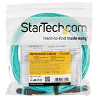 StarTech.com MPO12PL10M InfiniBand/fibre optic cable 393.7" (10 m) MPO/MTP Aqua color