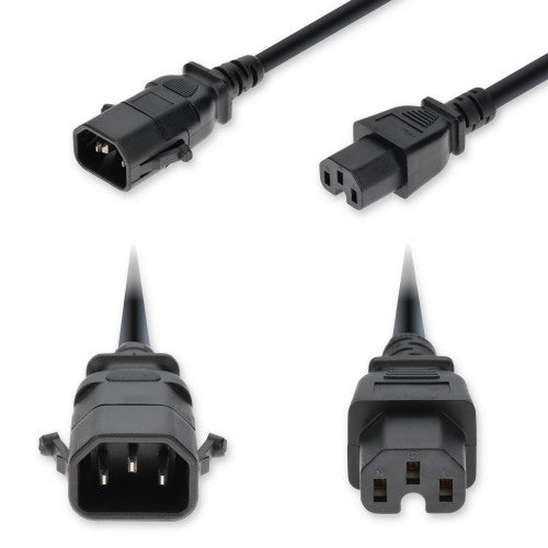 AddOn Networks ADD-C202C19C14G6FBK power cable Black 70.9" (1.8 m) C19 coupler C20 coupler