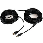 StarTech.com USB2HAB65AC USB cable USB 2.0 787.4" (20 m) USB A USB B 0.48 Gbit/s Black