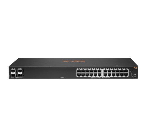 HPE Aruba Networking Aruba 6100 24G 4SFP+ Managed L3 Gigabit Ethernet (10/100/1000) 1U Black