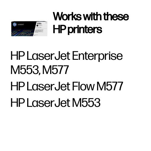 CF360X (508X) Toner black, 12.5K pages