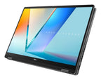 ASUS Vivobook 14 Flip TP3407AA-DS96T Copilot+ PC Intel Core Ultra 9 386H Hybrid (2-in-1) 14" Touchscreen WUXGA 32 GB LPDDR5x-SDRAM 1 TB SSD Wi-Fi 7 (802.11be) Windows 11 Home Gray