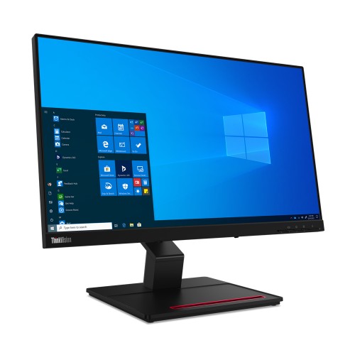 Lenovo ThinkVision T24t-20 LED display 23.8" 1920 x 1080 pixels Full HD Touchscreen Capacitive Black