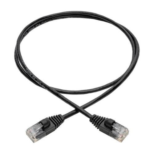 Tripp Lite N261-S03-BK networking cable Black Cat6a U/UTP (UTP)
