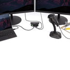 StarTech.com ST4200USBM interface hub USB 2.0 Type-B 480 Mbit/s Black