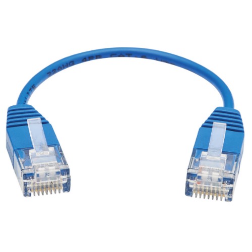 Tripp Lite N200-UR6N-BL networking cable Blue 7.87" (0.2 m) Cat6 U/UTP (UTP)