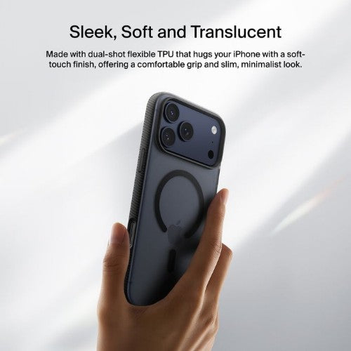 Belkin SheerForce Grip mobile phone case 6.9" Cover Black, Translucent